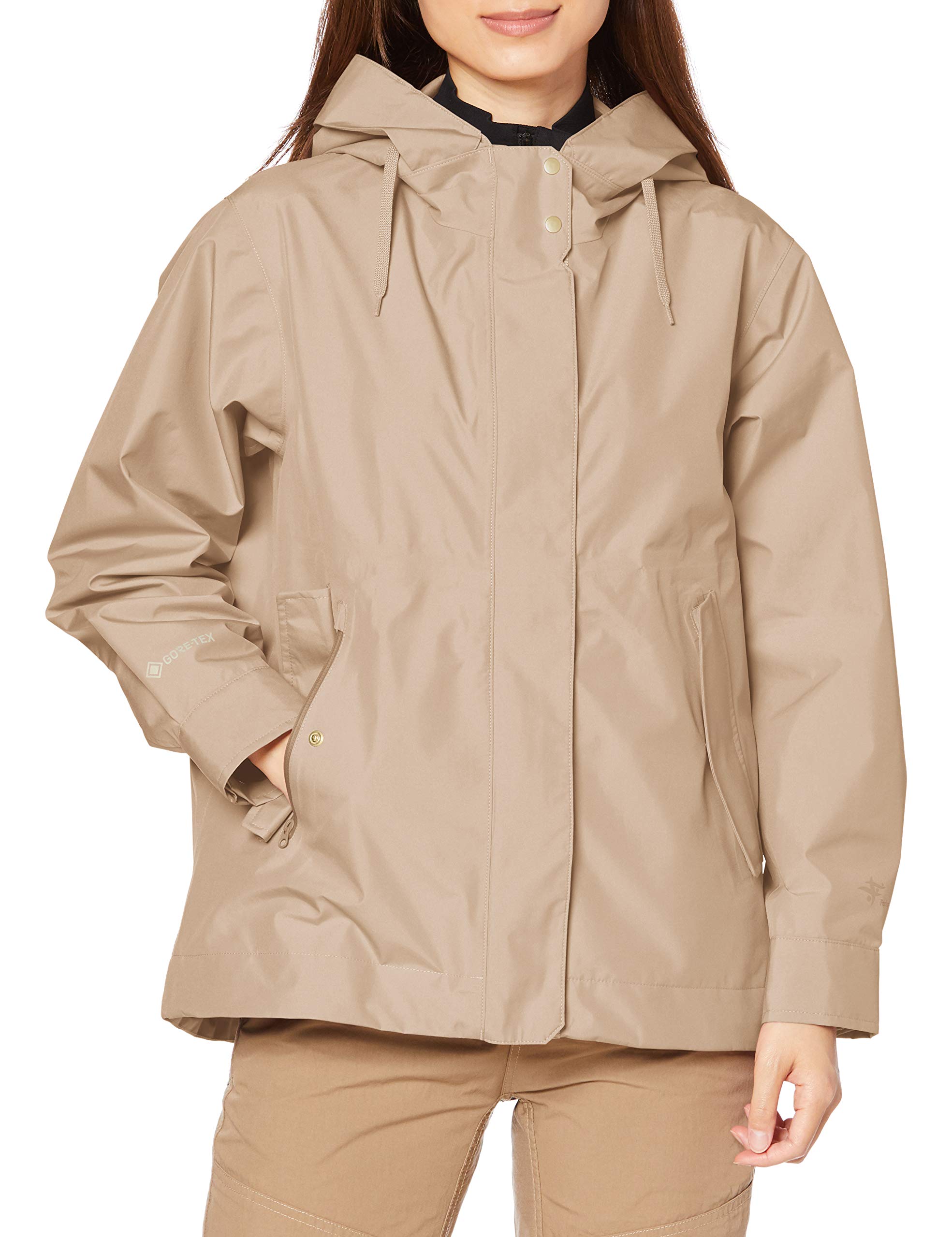 

Waterproof Drop Pop Parka 8213034 Beige Japan L to Japanese size [Foxfire] [GORE-TEX] [Big Silhouette] [Jacket] Women s (equivalent L) бежевий
