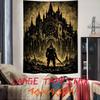XXL Mode Heißes Action-Abenteuer-Spiel Blasphemous Wandteppich Wandbehang Wandteppiche Schlafsaal Dekor Decke Camping Dekoration Wandteppich