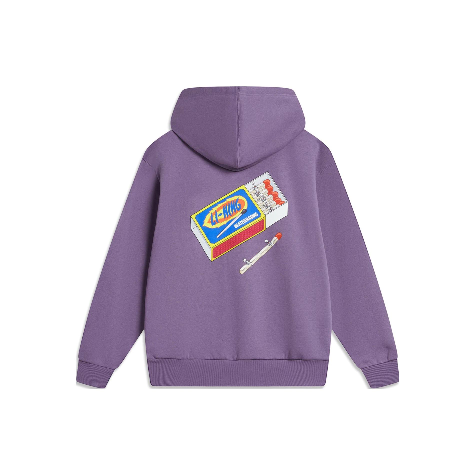 LI-NING AWDT953-2 Men s Fleece Hooded Sweatshirt S