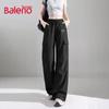 Baleno Women's High-Waist Cargo Straight-Leg Trousers