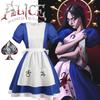 Madness Returns Alice Cosplay Costume Girl Game Dress Party Outfit Halloween