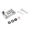 Swivel Faucet Extender Universal Sink Water Aerator with 2 Water Outlet Modes Robotic Arm for Kitchen Bathroom Face Eye