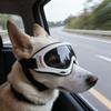 UV400 Anti-Fog Dog Goggles Adjustable Double Strap Windproof Dustproof Pet Sunglasses for Medium Large Dogs Riding Driving