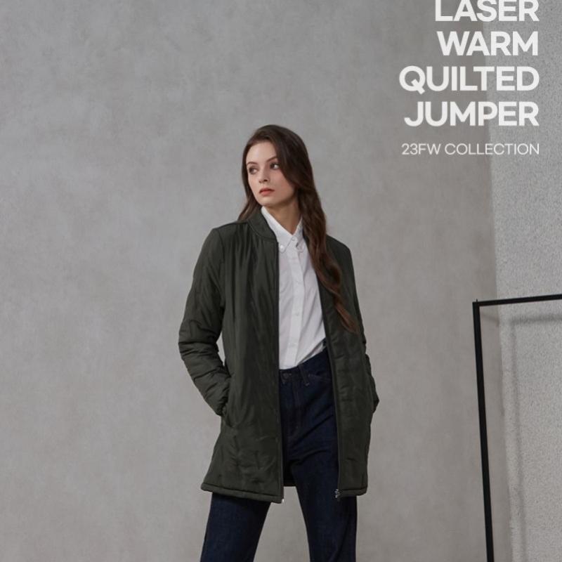 Exr Women S laSer Warm Quilted Jumper