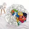 1pc Cute graffiti Automatic Open/Close Umbrella with Windproof, Functional Design, 8-Rib Sturdy Canopy