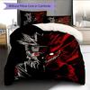 Cartoon Pattern Bedding Quilt Set Quilt Cover Pillowcase Home Decoration Birthday Gift (1 * Duvet Cover + 2 * Pillowcase, Without Core)