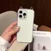 Cat Ears Clear Phone Case For iPhone 17 Air 16 Plus 15 14 13 12 11 Pro Max X XS XR 7 8 SE 2022 2020 Minimalist Shockproof Transparent Protective Cover