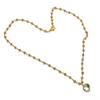 White Topaz Gemstone Handmade 925 Sterling Silver Jewelry Necklace 20" GK-7611