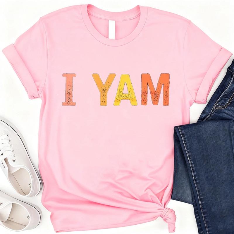 Shes My Sweet Potato I Yam Cotton TShirt Couples Holiday Matching Shirts for Husband and Wife Casual Short Sleeve Casual Tops