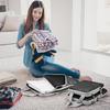 Handbag 3-Piece Set, Zipper Compression, Travel Storage Bag, Compression Set, Toiletries/Cosmetics, Clothes Storage, Business Trips, Travel,