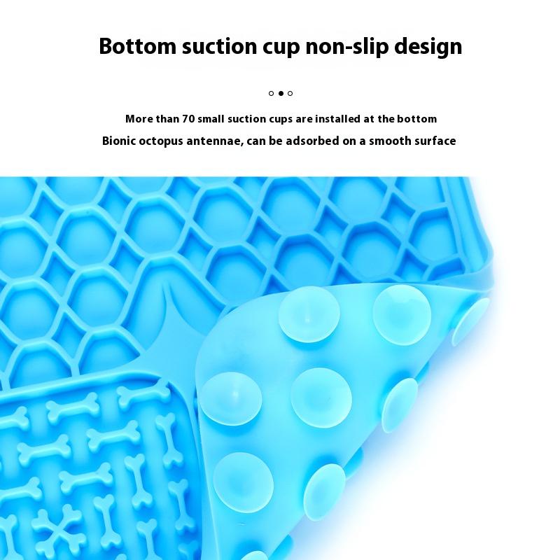 Πατάκι Λιχουδιάς για Κατοικίδια Σκύλους Γάτες Πατάκι Λιχουδιάς Αντιπνιγμονικό Σκεύος Αργής Τροφής Μπολ Αργής Τροφής Πιάτο Λιχουδιάς Κατοικίδιο Γάτα Πατάκι Γεύματος για Γιαούρτι