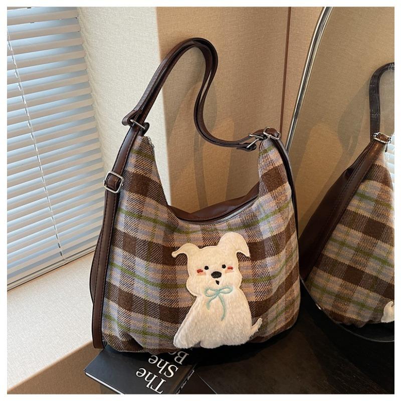 Premium sense large capacity tote bag women's winter new fashion commuter versatile portable shoulder messenger bag