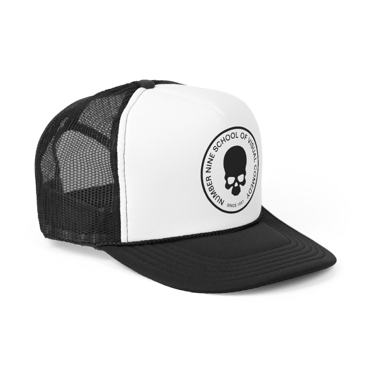 School Of Visual Comedy Number Nine Trucker Hats XXXL
