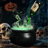 Halloween Black Wizard Bowl Magic Float Bottle and Diffuser Indoor Home Bar Magic Party Horror Ghost Props Halloween Decoration