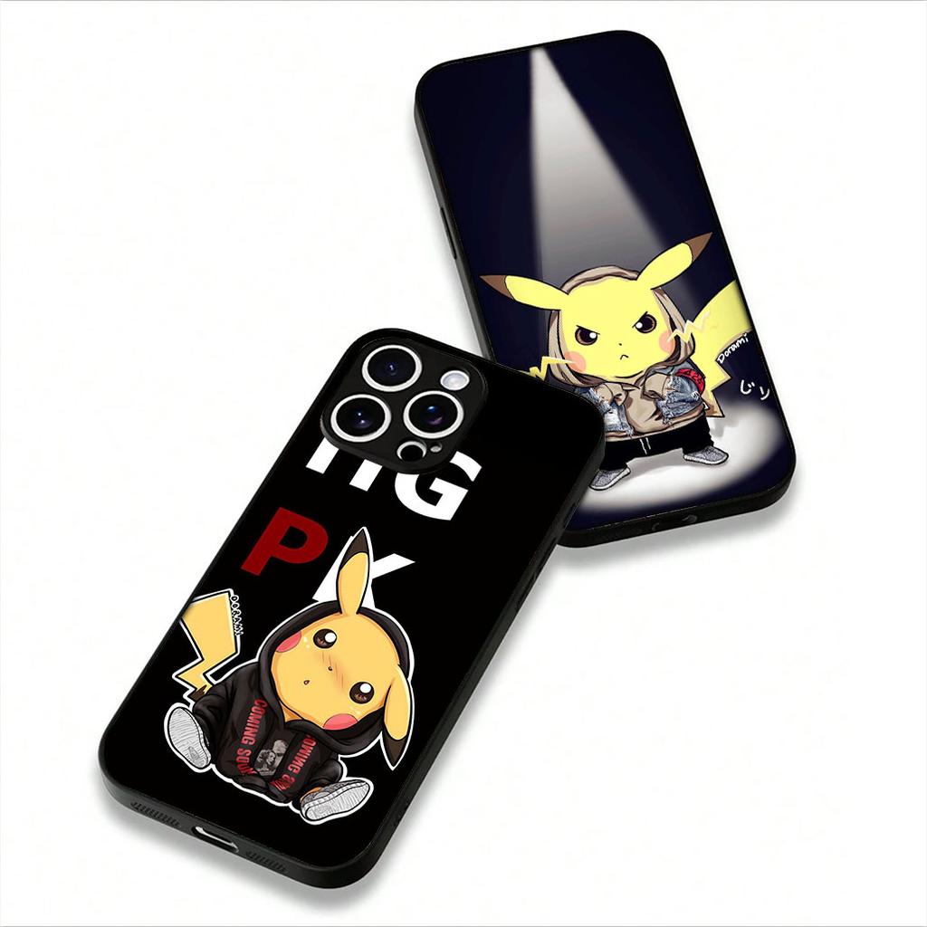 for Samsung Galaxy A07 A13 A12 A23 A42 A50 A51 A52 A53 A70 A71 A72 A21S A04 Note 20 9 8 10 Case P-Pokemon GO Gengar P-Pikachu