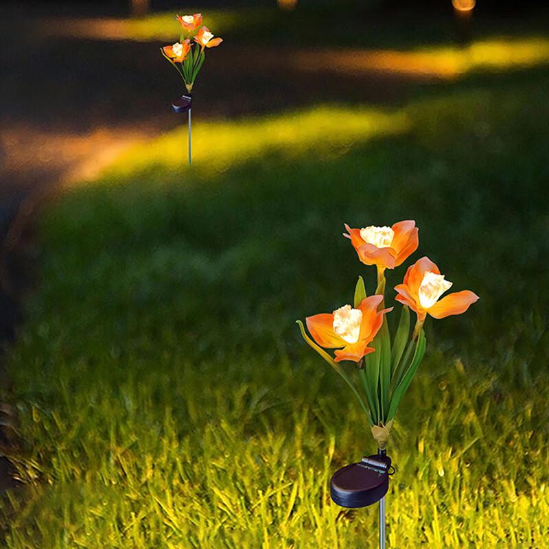 LED Solar Daffodil Garden Landscape Light