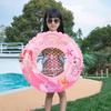 Mermaid children's swimming ring pink rainbow baby underarm swimming ring anti-rollover