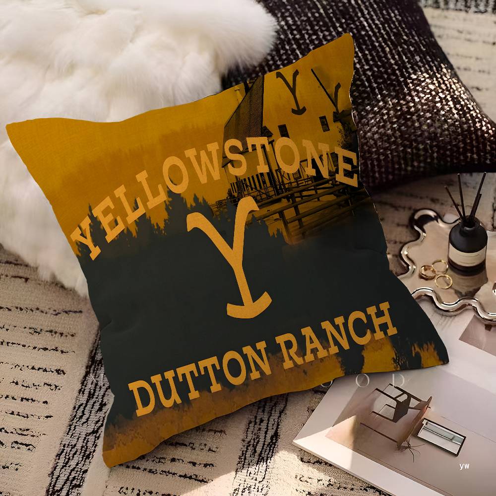 Yellowstone Dutton Ranch Pillow Cover For Bedroom Room And Living Room Sofa Decorative Cushion Cover