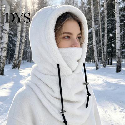 Thermal Mask for Skiing Balaclava Fleece Ski Mask, Winter Windproof Arctic Velvet Motorcycle Riding Neck Warmer Face Cover, Comfortable Outdoor Sports