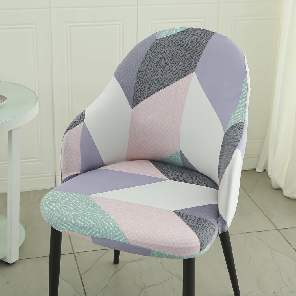 Elastic Curved Chair & Cushion Cover Set - Small Single Sofa Wrap