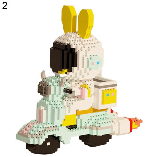 1 Set Building Blocks Cute Outer Space Spaceman Mars Rover Mini Bricks Gifts Science Toys