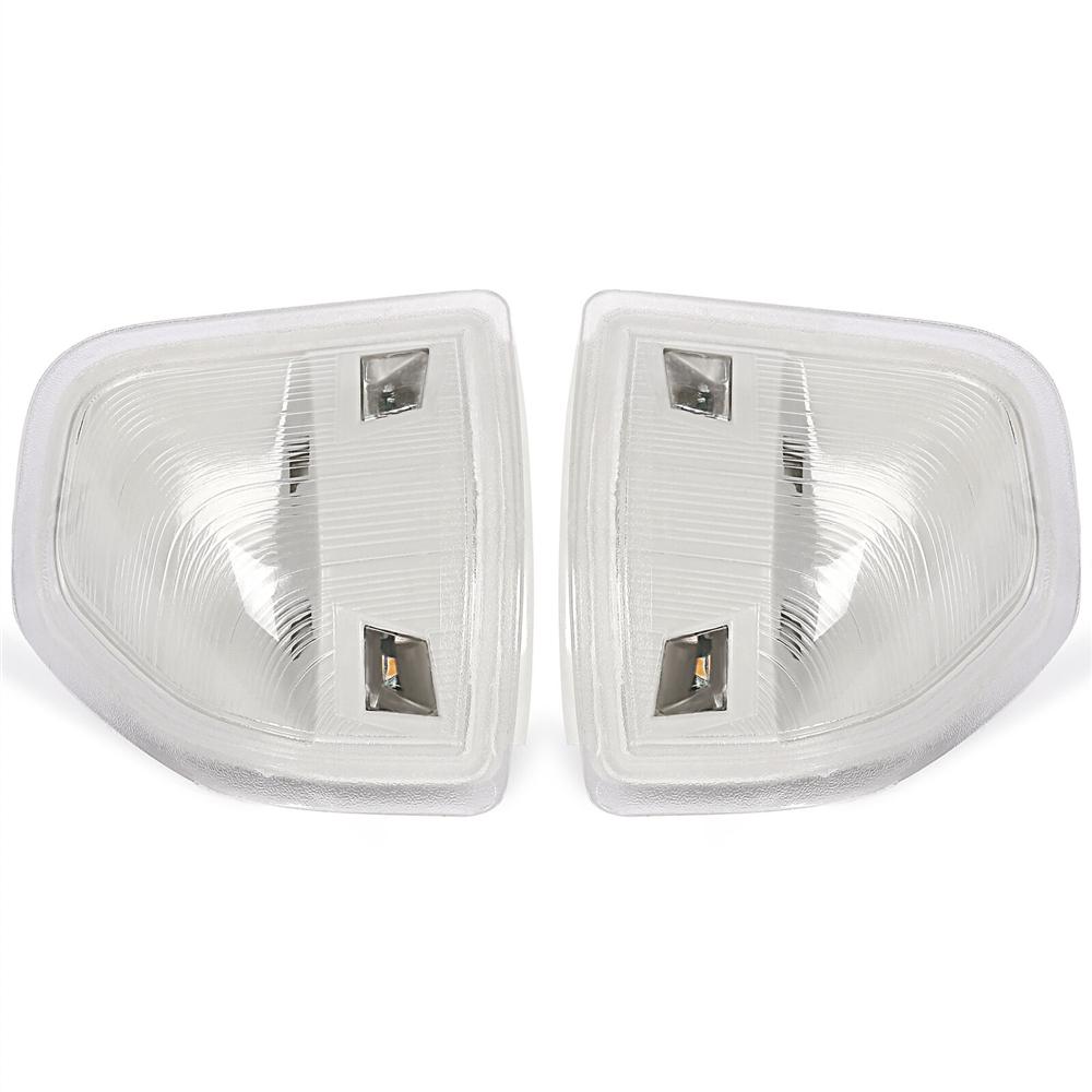 For Dodge Ram 1500 2500 3500 LED Side Mirror Turn Signal Lights Clear Lens Amber