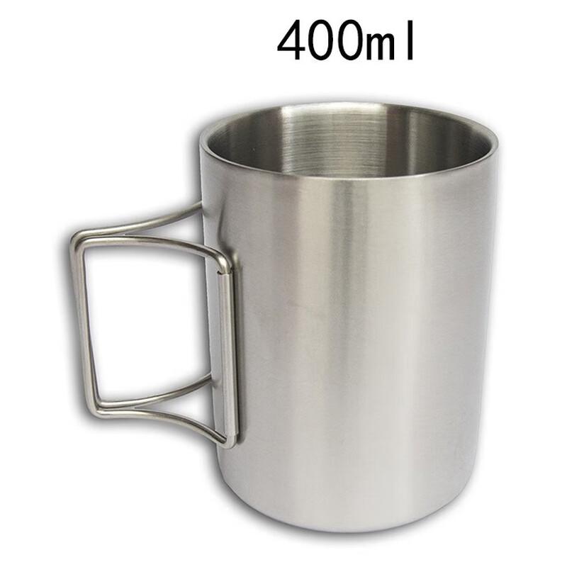 Nufeng Camping Portable Folding Stainless Steel Mug 400ml