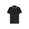 HUGO BOSS Polo Shirts Men's Black Polo Collar Moderate Straight Fit 50398302-016