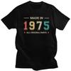 Classic Custom 50th Made In 1980 Years Birthday T Shirts Men ShortSleeve Tshirt Casual Tee For Husband Father Oversized Tshirt