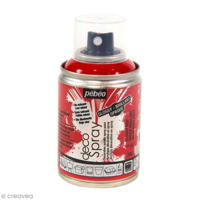 Spray Paint - Pébéo - DecoSpray - Glossy Red - 100 Ml - Creative Hobbies