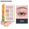 Cocoa Bear 6-Color All-in-One Multi-Use Face Palette, Matte Shimmer Eyeshadow Blush Highlighter, Low-Saturation Pink-Brown Cute Makeup Set