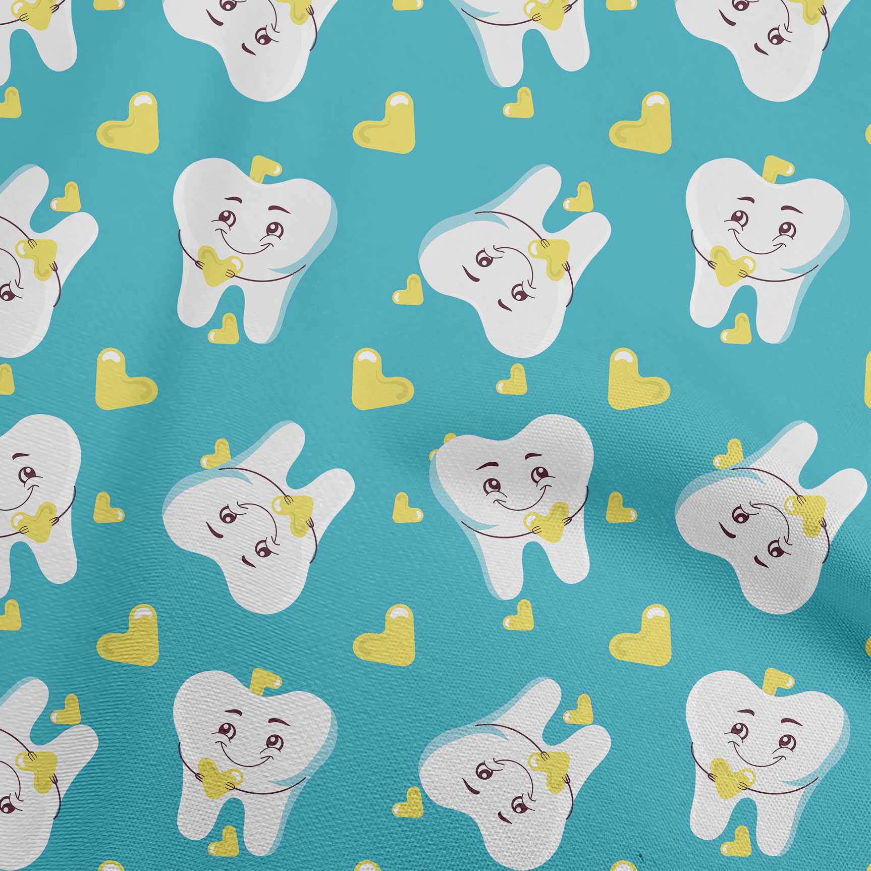 

OneOone Cotton Flex Green Тканина Азіатський Kawaii Кролик Швейний матеріал Тканина з принтом у дворі 40 дюймів 42 Inch Wide - Viscose Chiffon бірюзовий колір синій