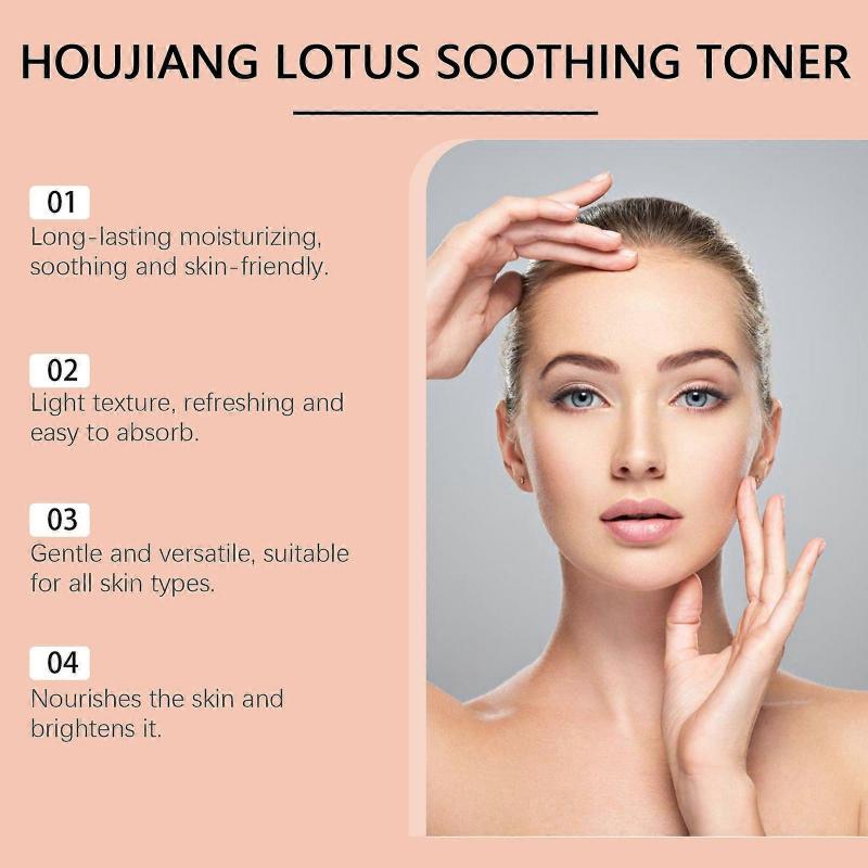 Lotus Toner Moisturizing Facial Skin Softening Elastic Soothing Lotus Toner