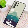 Cat Mount Fuji Japan Wave Landscape Soft Phone Case for Samsung Galaxy Note 10 Pro S26 Ultra S23 S24 FE S25 S21 S22 PLUS Cover