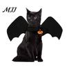 Atmungsaktives Haustierkostüm Katzen Fledermausflügel, Halloween-Kostüm, Welpen Cosplay Outfit, Flügel Niedlich für Katzen Hunde Party Verkleidungszubehör Bequem