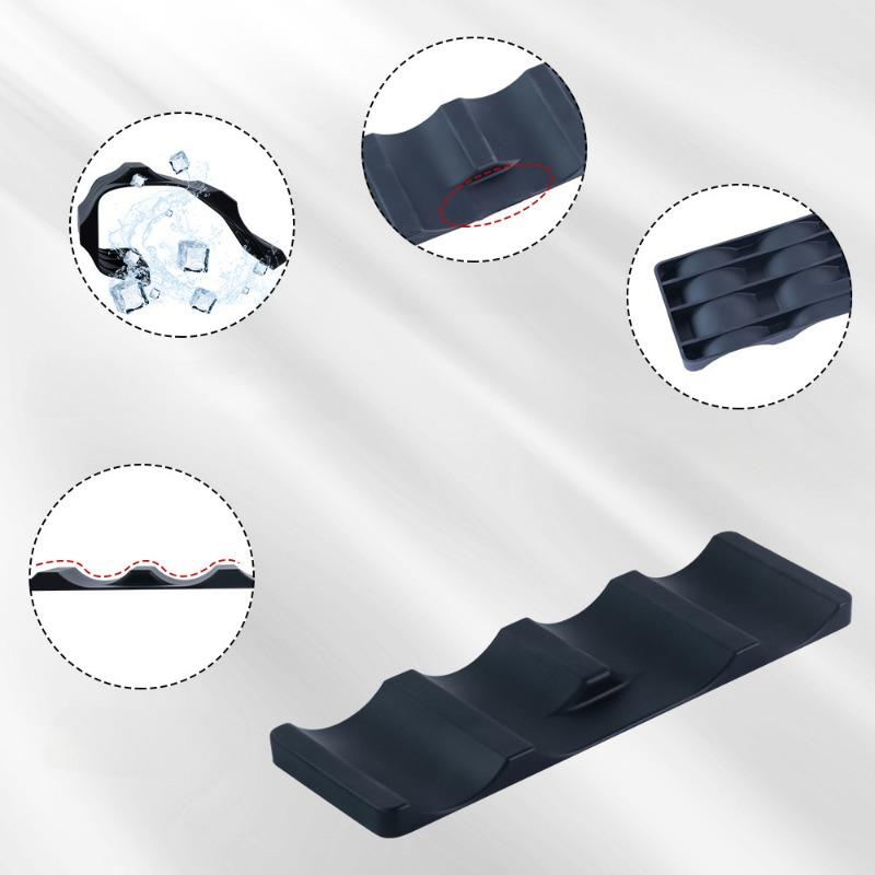 2 BUC Rafturi Silicon pentru Frigider Coca-Cola Băuturi, Solide Anti-Alunecare, Roșu, Suport Depozitare Vinuri, Suporturi Bucătărie, Raft Organizator Sticle Sticlă