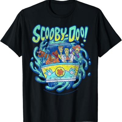 Scooby-Doo Mystery Machine Portal Group Shot T-Shirt