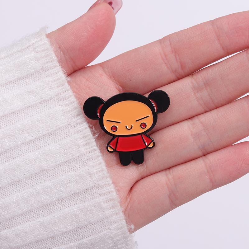 Cartoon Doll Hard Enamel Pins Popular Star Online Anime Brooch Lapel Badge Jewelry Accessory Gifts For Girls Friends