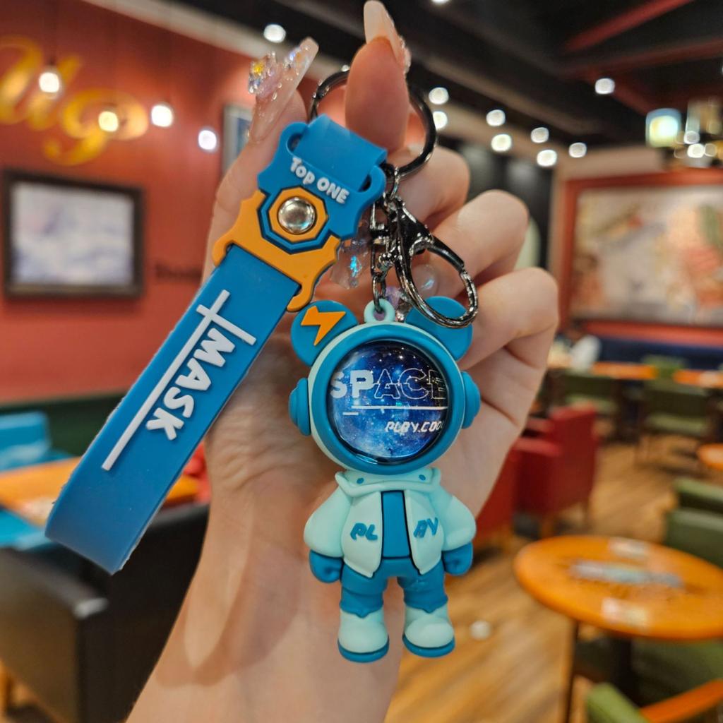 Reise zum Sternenhimmel Hase Astronaut Schlüsselanhänger Kreativer Auto-Schlüsselanhänger Anhänger Paar Geschenk Puppe Taschenanhänger