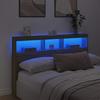 Vidaxl Headboard With Shelves And LED Lighting, Sonoma Oak, 160X17X102Cm