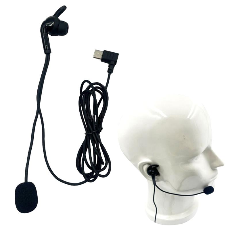 With Intercom Feature, Type-C USB-C Interface Single Pack Of V6 Pro V4C Plus Q8 F6 V7 Judge In-Ear Referee Earphones