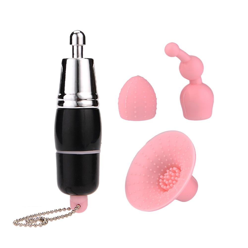 Seks Zabawki Język Wibratory Trzyczęściowy Tykwa Mini AV Pręt Wibracyjny Masaż Oralny Lizanie Łechtaczki Stymulator Seks Zabawki Dla Kobiet