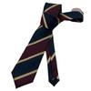 8Cm Striped Tie Men'S Formal Business Groom Wedding Burgundy Contrasting Blue And White Strips Men'S And Women'S Hand-Tied Shirts And Ties