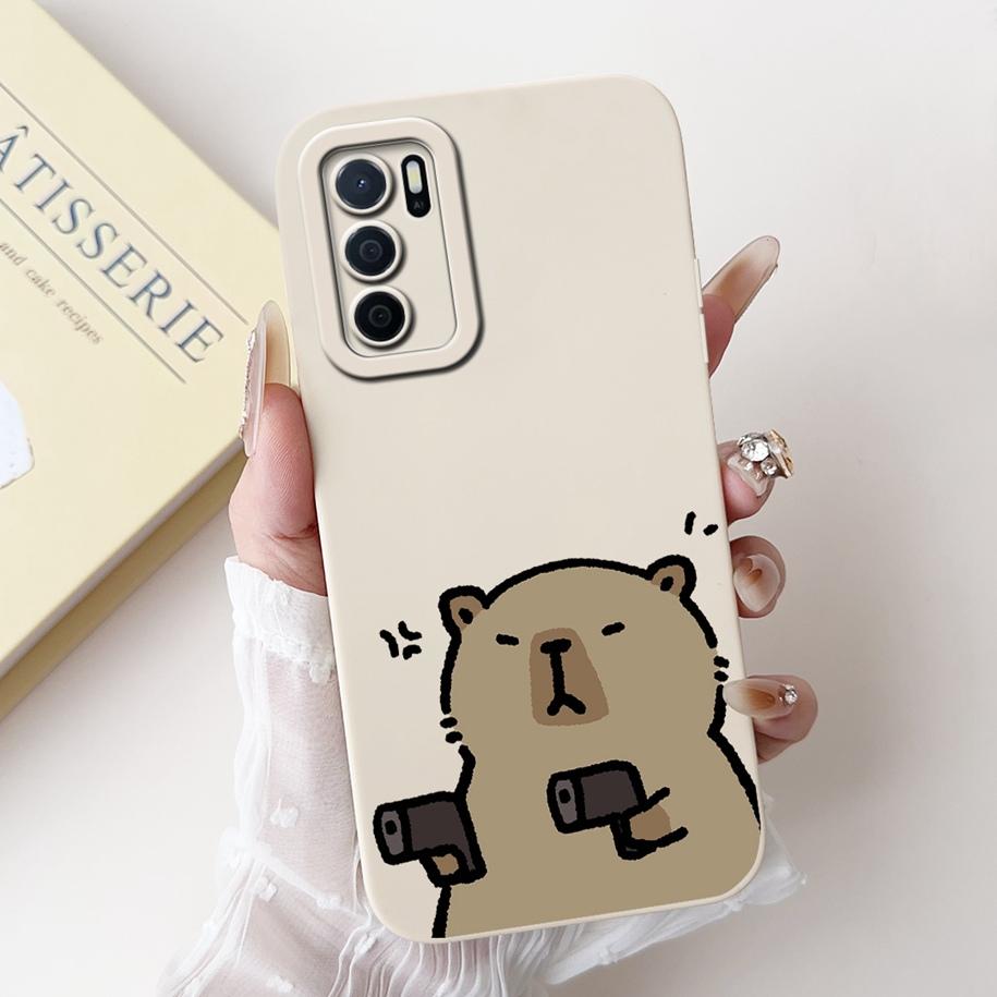 For OPPO A16 Case A16S A54S Soft Silicone Phone Case For Oppo A16 CPH2269 Cartoon Fundas For OPPOA16s CPH2271 Cover A 54s Bumper