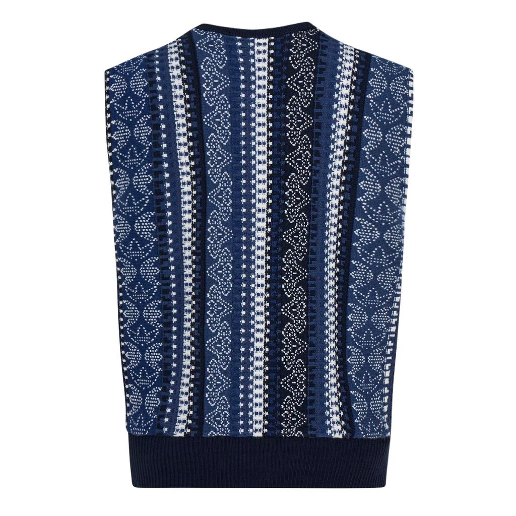 adidas Originals Tour Vest Knitted Sports Loose Zipper Vest Men Vest KU6909