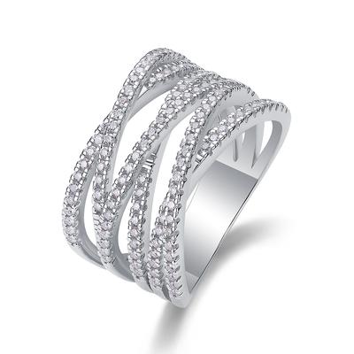 S925 Silver Ring Fb Moissanite Ring E-Commerce Ring