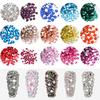 1 balení Flatback kamínky Šumivé DIY drahokamy kamínkové ozdoby pro řemeslné šperky nail art