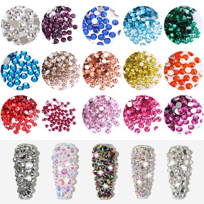 1 Pack Flatback Rhinestones Sparkling DIY Rhinestone Rhinestone Embellishments for Crafts Nail Art Jewellery