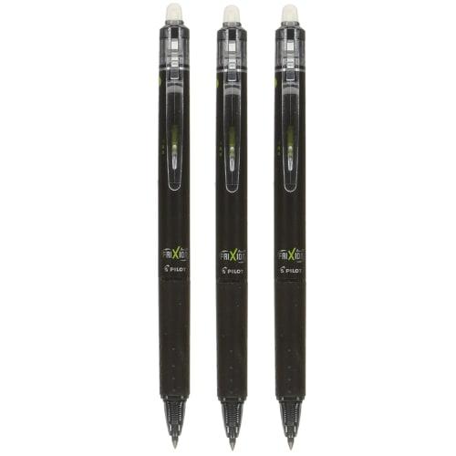 Pilot Friction Ball Knock 0.5mm Black LFBK-23EF-B x 3 Set