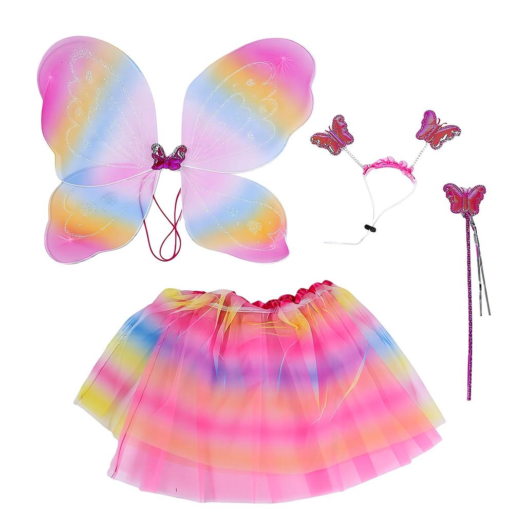 NaFairy Porch Goose Outfit with Wing for 23 Inch Spring Porch Goose Clothes Skirt Costume for Yard Lawn Garden Patio Decor